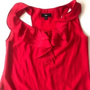 Flouncy Red Racerback Tank
